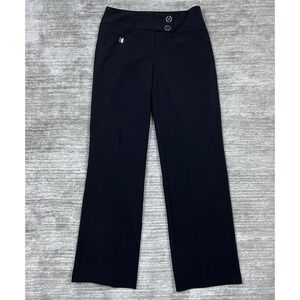New Directions Pants Womens 6 Black Straight‎ Casual